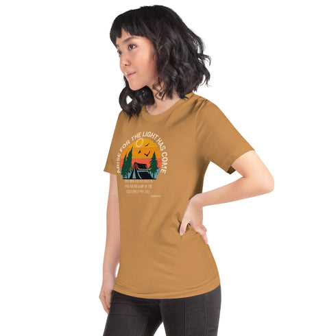 Arise for The Light Christian Bible Verse T-Shirt